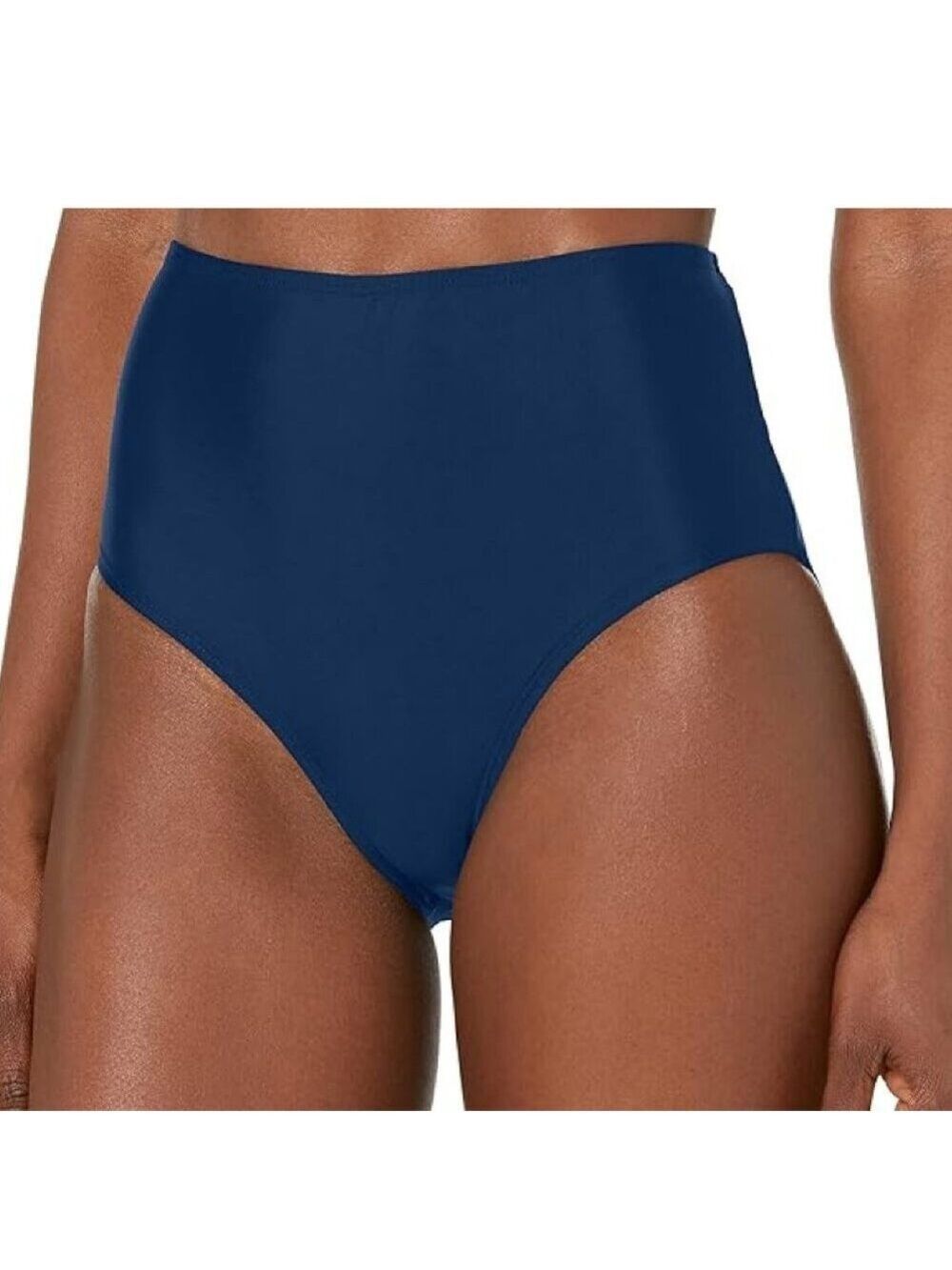 Catalina Women's High-Waisted Bikini Bottoms Navy M NWT